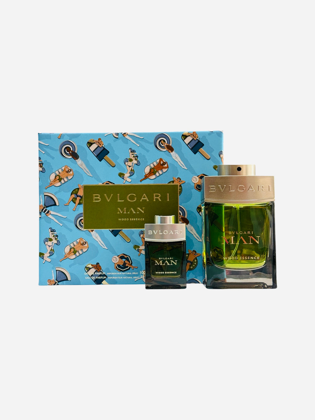 BVLGARI Man Wood Essence Eau de Parfum 2-Piece Gift Set for Men