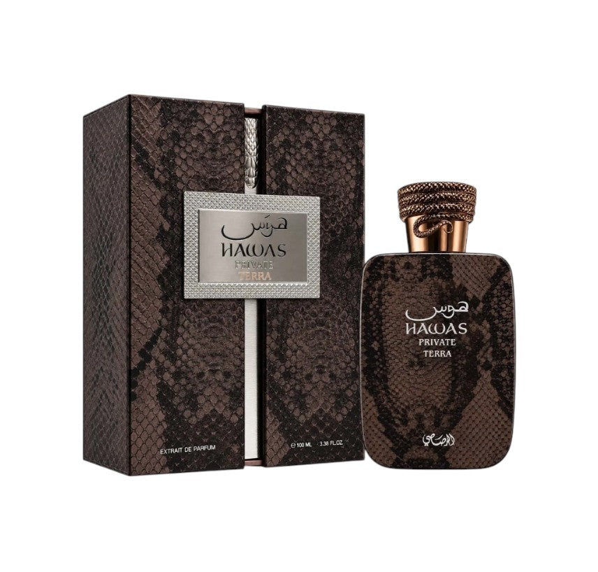 Rasasi Hawas Private Terra Extrait de Parfum 100 ml / 3.4 oz Unisex