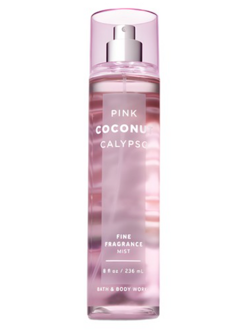 BATH & BODY WORKS PINK COCONUT CALYPSO BODY MIST SPRAY 8 FL OZ image 0
